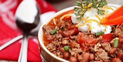 beef and bean hearty chili