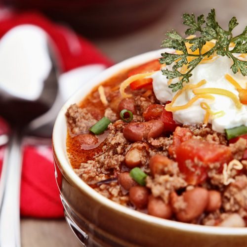 beef and bean hearty chili