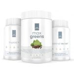 low thyroid bundle of supplements- max greens, thyroid plus & adrenal revive.
