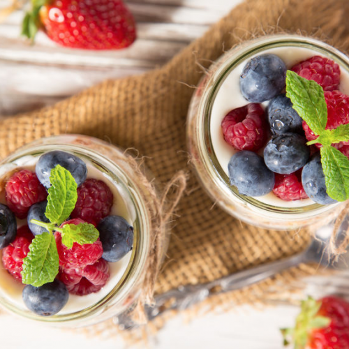 kitchen sink yogurt recipe with berries