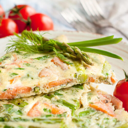 Try this delicious salmon frittata recipe.