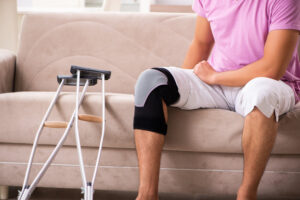 Joint pain may be caused by an injury during sport or active lifestyle.