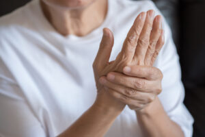 Joint pain caused by arthritis