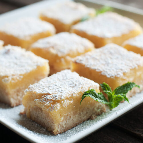 This lemon bar recipe is gluten-free, sugar-free, and paleo.