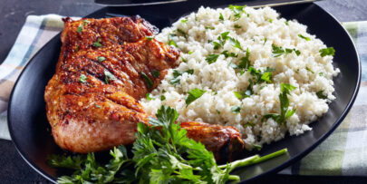 Try this delicious roast chicken and cauliflower rice recipe