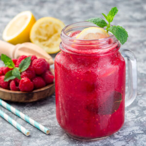 sparkling raspberry lemonade