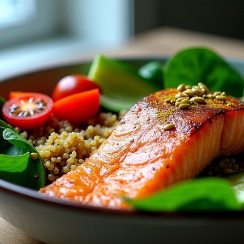 Heart-Healthy Salmon Bowl Recipe