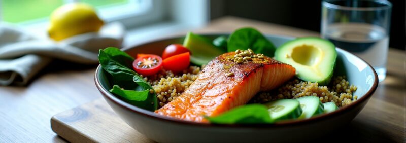 Heart-Healthy Salmon Bowl Recipe